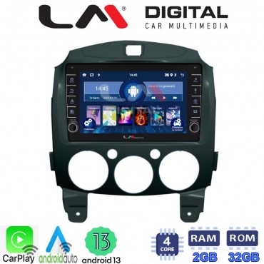 LM Digital - LM ZG4430 GPS Οθόνη OEM Multimedia Αυτοκινήτου για MAZDA 2 2007>2014 (CarPlay/AndroidAuto/BT/GPS/WIFI/GPRS)
