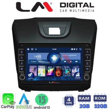 LM Digital - LM ZG4435 GPS Οθόνη OEM Multimedia Αυτοκινήτου για ISUZU DMAX 2012> (CarPlay/AndroidAuto/BT/GPS/WIFI/GPRS)