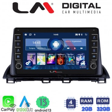 LM Digital - LM ZG4461 GPS Οθόνη OEM Multimedia Αυτοκινήτου για Mazda 3 2014 >  (CarPlay/AndroidAuto/BT/GPS/WIFI/GPRS)