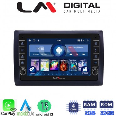 LM Digital - LM ZG4466 GPS Οθόνη OEM Multimedia Αυτοκινήτου για Fiat Stilo 2001 > 2007 (CarPlay/AndroidAuto/BT/GPS/WIFI/GPRS)