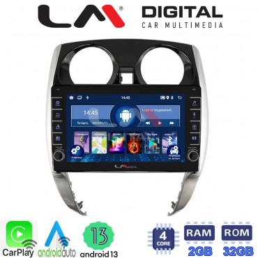 LM Digital - LM ZG4790 GPS Οθόνη OEM Multimedia Αυτοκινήτου για Nissan Note 2013 > 2020 (CarPlay/AndroidAuto/BT/GPS/WIFI/GPRS)