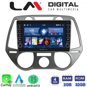 LM Digital - LM ZG4838 GPS Οθόνη OEM Multimedia Αυτοκινήτου για Hyundai i20 2008 > 2014 (CarPlay/AndroidAuto/BT/GPS/WIFI/GPRS)