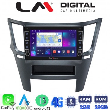 LM Digital - LM ZG8061 GPS Οθόνη OEM Multimedia Αυτοκινήτου για Subaru Legacy-Outback 2009>2013 (CarPlay/AndroidAuto/BT/GPS/WIFI/GPRS)