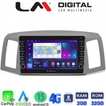 LM Digital - LM ZG8307 GPS Οθόνη OEM Multimedia Αυτοκινήτου για Jeep Grand Cherokee 2004 > 2011 (CarPlay/AndroidAuto/BT/GPS/WIFI/GPRS)