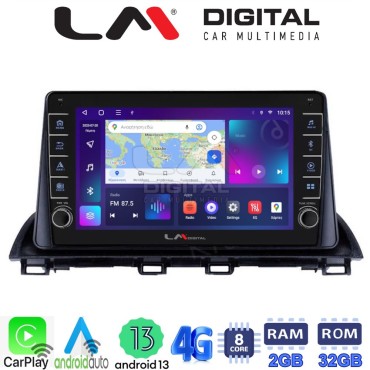 LM Digital - LM ZG8461 GPS Οθόνη OEM Multimedia Αυτοκινήτου για Mazda 3 2014 >  (CarPlay/AndroidAuto/BT/GPS/WIFI/GPRS)