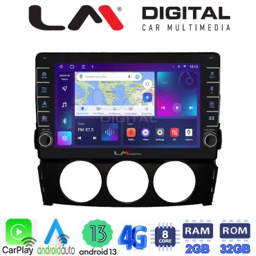LM Digital - LM ZG8530 GPS Οθόνη OEM Multimedia Αυτοκινήτου για Mazda MX5 2005 > 2015 (CarPlay/AndroidAuto/BT/GPS/WIFI/GPRS)