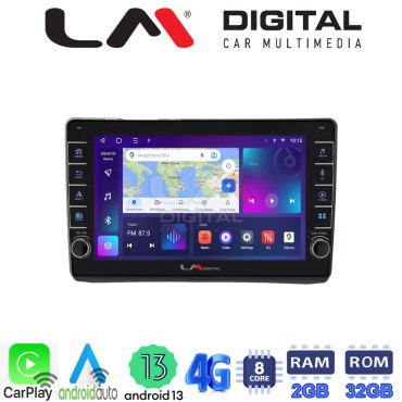 LM Digital - LM ZG8892 GPS Οθόνη OEM Multimedia Αυτοκινήτου για Opel Vivaro - Renault Trafic - Nissan Primastar 2002 >2009 (CarPlay/AndroidAuto/BT/GPS/WIFI/GPRS)