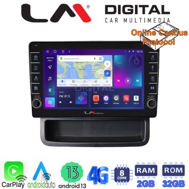 LM Digital - LM ZG8893 GPS Οθόνη OEM Multimedia Αυτοκινήτου για Opel Vivaro - Renault Trafic - Nissan Primastar 2010 > 2014 (CarPlay/AndroidAuto/BT/GPS/WIFI/GPRS)