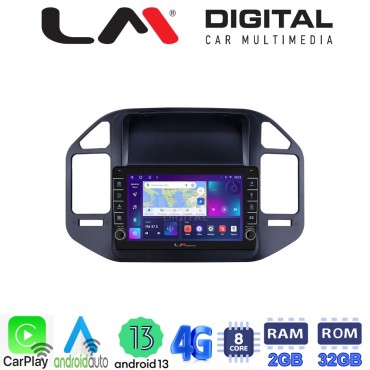 LM Digital - LM ZG8990 GPS Οθόνη OEM Multimedia Αυτοκινήτου για Mitsubishi Pajero 1999 > 2006 (CarPlay/AndroidAuto/BT/GPS/WIFI/GPRS)