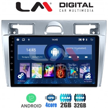 LM Digital - LM ZL4140 GPS Οθόνη OEM Multimedia Αυτοκινήτου για Ford Fiesta 2006 -> 2008 (BT/GPS/WIFI/GPRS)