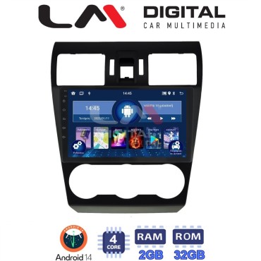 LM Digital - LM ZL4262B GPS Οθόνη OEM Multimedia Αυτοκινήτου για Subaru Impreza - Forester 2013 > (BT/GPS/WIFI/GPRS)