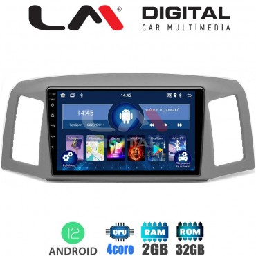 LM Digital - LM ZL4307 GPS Οθόνη OEM Multimedia Αυτοκινήτου για Jeep Grand Cherokee 2004 > 2011 (BT/GPS/WIFI/GPRS)