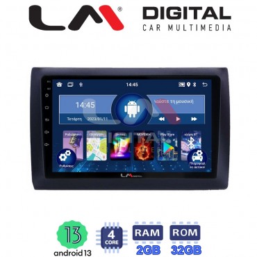 LM Digital - LM ZL4466 GPS Οθόνη OEM Multimedia Αυτοκινήτου για Fiat Stilo 2001 > 2007 (BT/GPS/WIFI/GPRS)