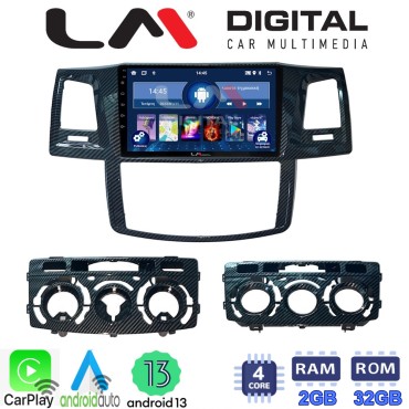 LM Digital - LM ZL4821 GPS Οθόνη OEM Multimedia Αυτοκινήτου για TOYOTA HILUX 2005>2016 (BT/GPS/WIFI)