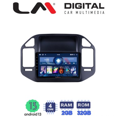 LM Digital - LM ZL4990 GPS Οθόνη OEM Multimedia Αυτοκινήτου για Mitsubishi Pajero 1999 > 2006 (BT/GPS/WIFI/GPRS)
