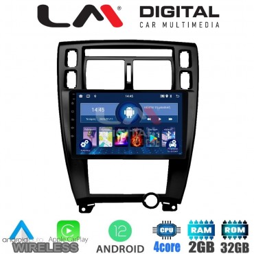 LM Digital - LM ZN4006B GPS Οθόνη OEM Multimedia Αυτοκινήτου για TUCSON 2004 > 2010 (CarPlay/AndroidAuto/BT/GPS/WIFI/GPRS)
