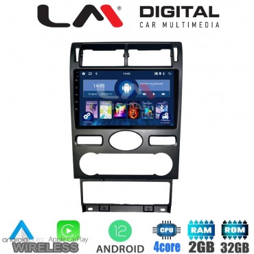 LM Digital - LM ZN4104 GPS Οθόνη OEM Multimedia Αυτοκινήτου για Ford Mondeo 2003 > 2006 (CarPlay/AndroidAuto/BT/GPS/WIFI/GPRS)