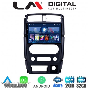 LM Digital - LM ZN4186 GPS Οθόνη OEM Multimedia Αυτοκινήτου για SUZUKI JIMNY 2007 > 2018   (CarPlay/AndroidAuto/BT/GPS/WIFI/GPRS)
