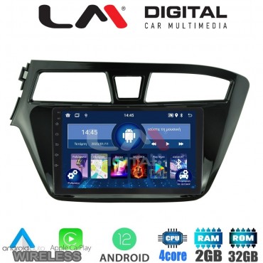 LM Digital - LM ZN4517 GPS Οθόνη OEM Multimedia Αυτοκινήτου για Hyundai i20 2015> (CarPlay/AndroidAuto/BT/GPS/WIFI/GPRS)
