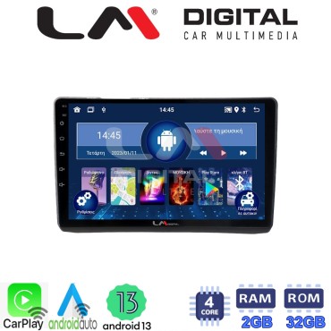 LM Digital - LM ZN4892 GPS Οθόνη OEM Multimedia Αυτοκινήτου για Opel Vivaro - Renault Trafic - Nissan Primastar 2002 >2009 (CarPlay/AndroidAuto/BT/GPS/WIFI/GPRS)