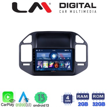 LM Digital - LM ZN4990 GPS Οθόνη OEM Multimedia Αυτοκινήτου για Mitsubishi Pajero 1999 > 2006 (CarPlay/AndroidAuto/BT/GPS/WIFI/GPRS)