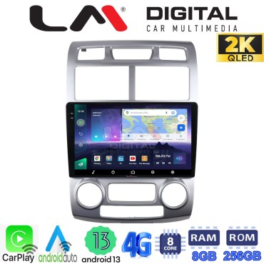LM Digital - LM ZQ8023SC GPS Οθόνη OEM Multimedia Αυτοκινήτου για Kia Sportage 2004 > 2010 (CarPlay/AndroidAuto/BT/GPS/WIFI/GPRS)
