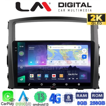 LM Digital - LM ZQ8038 GPS Οθόνη OEM Multimedia Αυτοκινήτου για MITSUBISHI PAJERO 2006>2014 (CarPlay/AndroidAuto/BT/GPS/WIFI/GPRS)