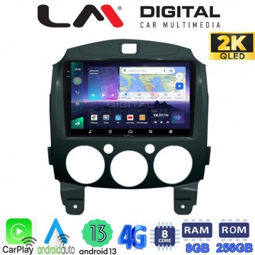 LM Digital - LM ZQ8430 GPS Οθόνη OEM Multimedia Αυτοκινήτου για MAZDA 2 2007>2014 (CarPlay/AndroidAuto/BT/GPS/WIFI/GPRS)