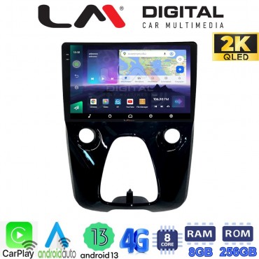 LM Digital - LM ZQ8564 GPS Οθόνη OEM Multimedia Αυτοκινήτου για Aygo & C1 & 107 14> (CarPlay/AndroidAuto/BT/GPS/WIFI/GPRS)