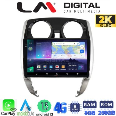 LM Digital - LM ZQ8790 GPS Οθόνη OEM Multimedia Αυτοκινήτου για Nissan Note 2013 > 2020 (CarPlay/AndroidAuto/BT/GPS/WIFI/GPRS)