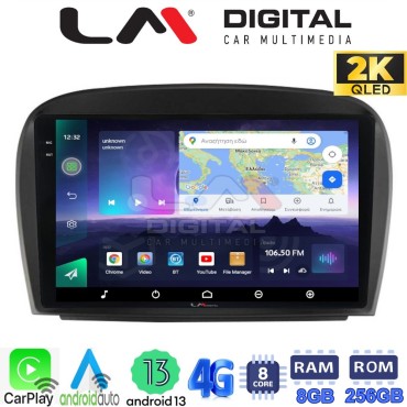 LM Digital - LM ZQ8817 GPS Οθόνη OEM Multimedia Αυτοκινήτου για Mercedes SL 2009 > 2014 (CarPlay/AndroidAuto/BT/GPS/WIFI/GPRS)