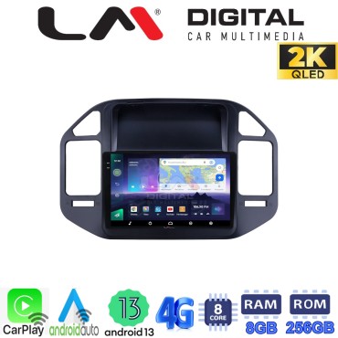 LM Digital - LM ZQ8990 GPS Οθόνη OEM Multimedia Αυτοκινήτου για Mitsubishi Pajero 1999 > 2006 (CarPlay/AndroidAuto/BT/GPS/WIFI/GPRS)