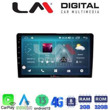 LM Digital - LM ZR8023SA GPS Οθόνη OEM Multimedia Αυτοκινήτου για Kia Sportage 2004 > 2010 (CarPlay/AndroidAuto/BT/GPS/WIFI/GPRS)