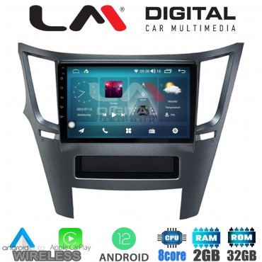 LM Digital - LM ZR8061 GPS Οθόνη OEM Multimedia Αυτοκινήτου για Subaru Legacy-Outback 2009>2013 (CarPlay/AndroidAuto/BT/GPS/WIFI/GPRS)