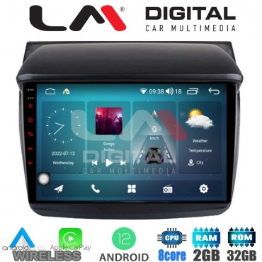 LM Digital - LM ZR8094 GPS Οθόνη OEM Multimedia Αυτοκινήτου για MITSUBISHI L200 2006 > 2014 (CarPlay/AndroidAuto/BT/GPS/WIFI/GPRS)