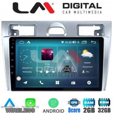 LM Digital - LM ZR8140 GPS Οθόνη OEM Multimedia Αυτοκινήτου για Ford Fiesta 2006 -> 2008 (CarPlay/AndroidAuto/BT/GPS/WIFI/GPRS)