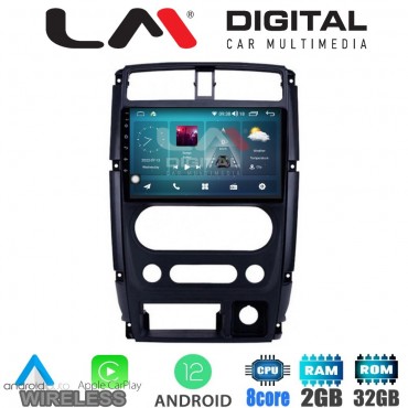 LM Digital - LM ZR8186 GPS Οθόνη OEM Multimedia Αυτοκινήτου για SUZUKI JIMNY 2007 > 2018   (CarPlay/AndroidAuto/BT/GPS/WIFI/GPRS)