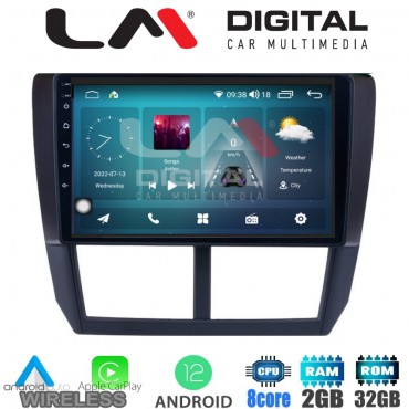LM Digital - LM ZR8272 GPS Οθόνη OEM Multimedia Αυτοκινήτου για SUBARU IMPREZA-FORESTER 2009>2012 (CarPlay/AndroidAuto/BT/GPS/WIFI/GPRS)
