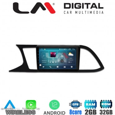 LM Digital - LM ZR8306 GPS Οθόνη OEM Multimedia Αυτοκινήτου για SEAT LEON 2012>  (CarPlay/AndroidAuto/BT/GPS/WIFI/GPRS)