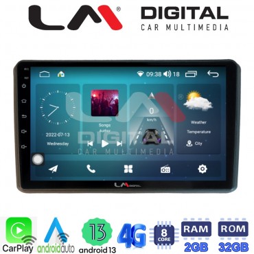 LM Digital - LM ZR8312 GPS Οθόνη OEM Multimedia Αυτοκινήτου για MITSUBISHI OUTLANDER 2001 > 2006 (CarPlay/AndroidAuto/BT/GPS/WIFI/GPRS)