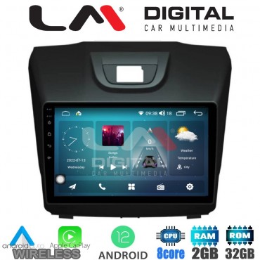 LM Digital - LM ZR8435 GPS Οθόνη OEM Multimedia Αυτοκινήτου για ISUZU DMAX 2012> (CarPlay/AndroidAuto/BT/GPS/WIFI/GPRS)