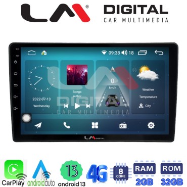 LM Digital - LM ZR8458 GPS Οθόνη OEM Multimedia Αυτοκινήτου για Nissan Micra 2014 > 2016 (CarPlay/AndroidAuto/BT/GPS/WIFI/GPRS)