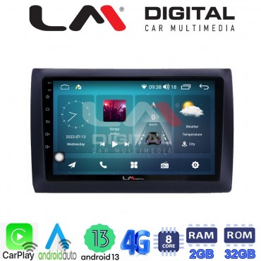 LM Digital - LM ZR8466 GPS Οθόνη OEM Multimedia Αυτοκινήτου για Fiat Stilo 2001 > 2007 (CarPlay/AndroidAuto/BT/GPS/WIFI/GPRS)