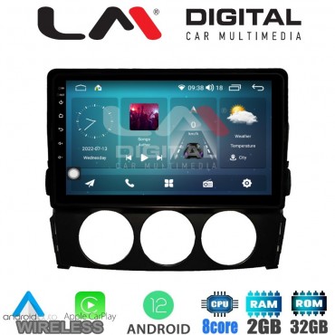 LM Digital - LM ZR8530 GPS Οθόνη OEM Multimedia Αυτοκινήτου για Mazda MX5 2005 > 2015 (CarPlay/AndroidAuto/BT/GPS/WIFI/GPRS)