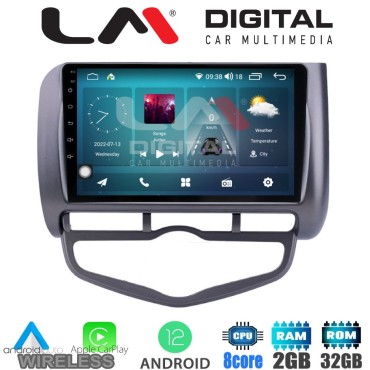 LM Digital - LM ZR8731 GPS Οθόνη OEM Multimedia Αυτοκινήτου για Honda Jazz 2003 - 2008 (CarPlay/AndroidAuto/BT/GPS/WIFI/GPRS)