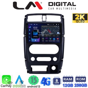 LM ZS8186 GPS Οθόνη OEM Multimedia Αυτοκινήτου για SUZUKI JIMNY 2007 > 2018   (CarPlay/AndroidAuto/BT/GPS/WIFI/GPRS)