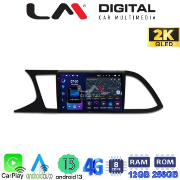 LM ZS8306 GPS Οθόνη OEM Multimedia Αυτοκινήτου για SEAT LEON 2012>  (CarPlay/AndroidAuto/BT/GPS/WIFI/GPRS)