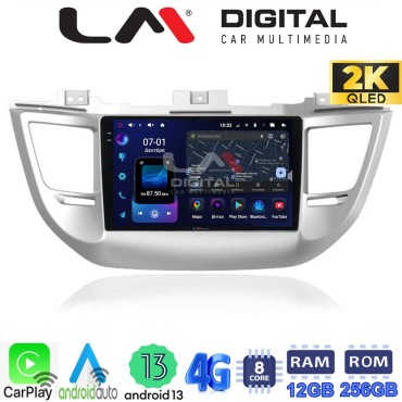 LM ZS8361 GPS Οθόνη OEM Multimedia Αυτοκινήτου για Hyundai Tucson 2015 < 2019 (CarPlay/AndroidAuto/BT/GPS/WIFI/GPRS)
