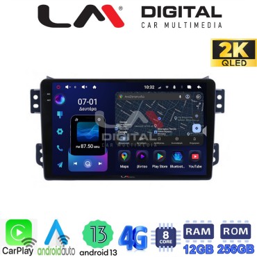 LM ZS8540 GPS Οθόνη OEM Multimedia Αυτοκινήτου για OPEL AGILA - SUZUKI ALTO 2008> (CarPlay/AndroidAuto/BT/GPS/WIFI/GPRS)