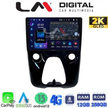 LM ZS8564 GPS Οθόνη OEM Multimedia Αυτοκινήτου για Aygo & C1 & 107 14> (CarPlay/AndroidAuto/BT/GPS/WIFI/GPRS)
